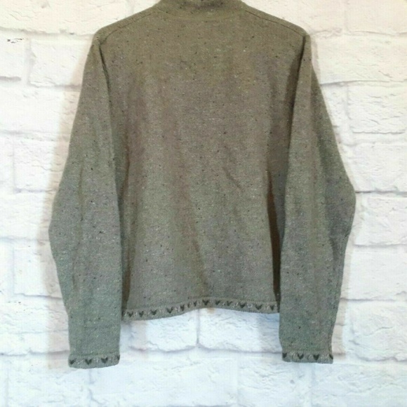 Woolrich Willow Heather Green Wool Blend Sweater - Picture 5 of 8